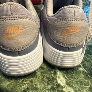 Nike Air Athletic Shoes - Gray and White